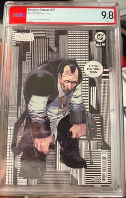 Absolute Batman #21 Penguin variant cover PSA 9.8