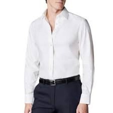 Charles Tyrwhitt White Dress Shirt Men's 16 Non Iron Classic Fit Button Up NWT