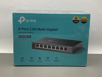 TP-Link TL-SG108S-M2  8-Port Multi-Gigabit 2.5G 8 Port Desktop Switch New Sealed