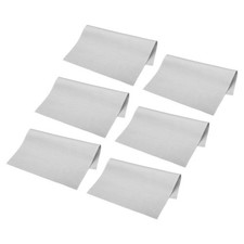 Microfiber Cleaning Cloth 7" x 6" Suede for Camera Lens Eyeglasses Grey 24pcs