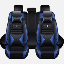 For Subaru Leather Car Seat Covers 5-Seats Full Set Front Rear Seat Protector US