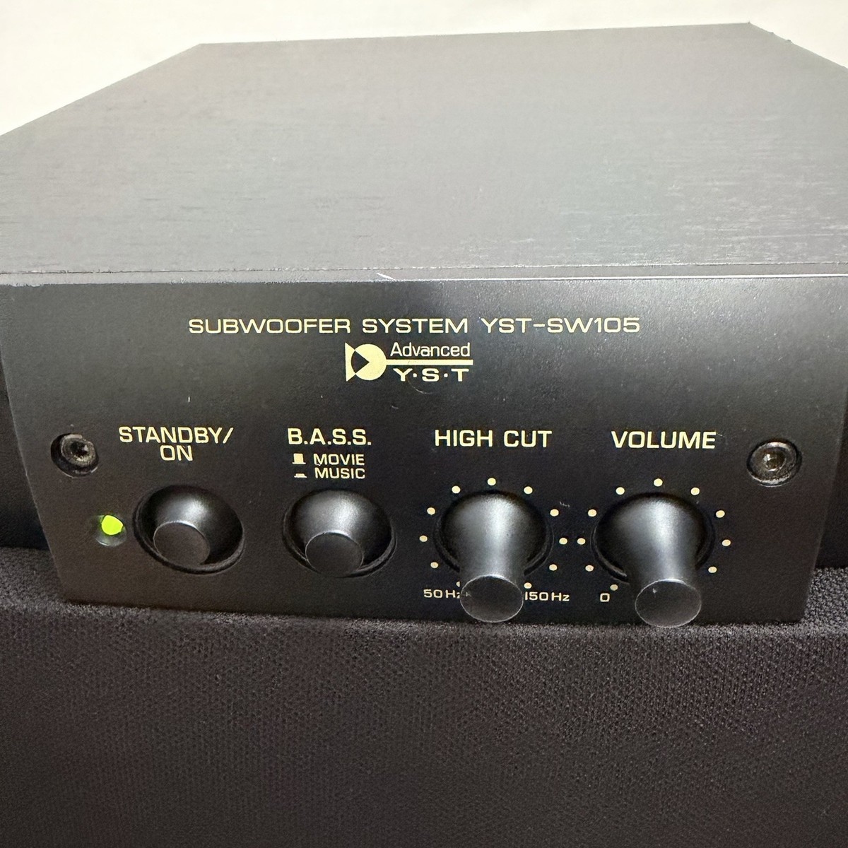 スピーカー・ウーファー YAMAHA SUPERWOOFER SYSTEM YST-SW105 Yamaha YST-SW105 Powered Subwoofer for sale online | eBay