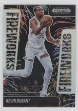 2024-25 Panini Prizm Black Fireworks Silver Prizm Kevin Durant #13 0t30