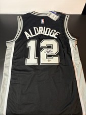 LaMarcus Aldridge Autographed San Antonio Spurs Jersey Signed Beckett Rare Hot
