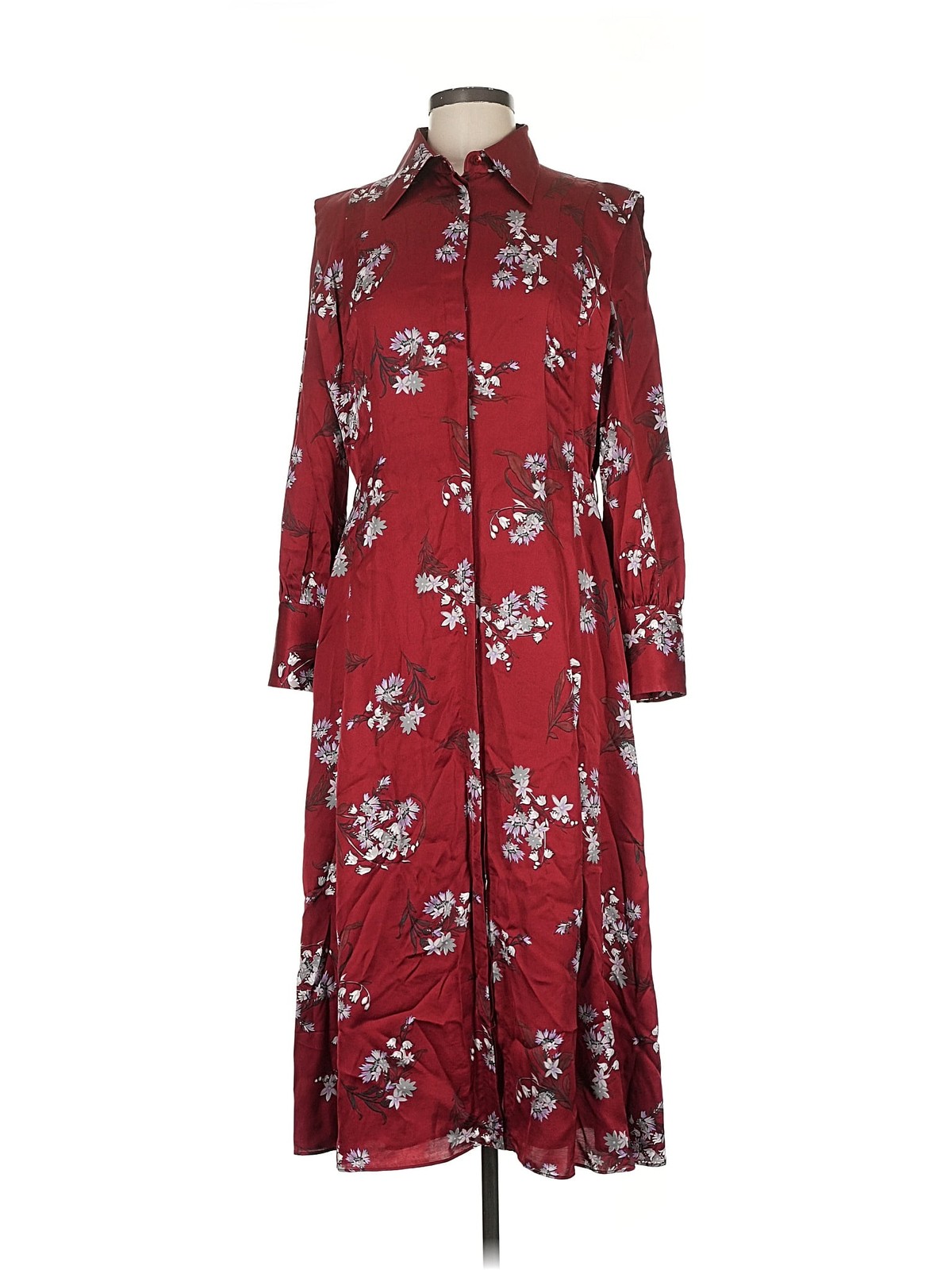 Massimo Dutti Women Red Casual Dress 6