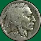 1926-D Buffalo Nickel Good G Coin, Scratch #34691