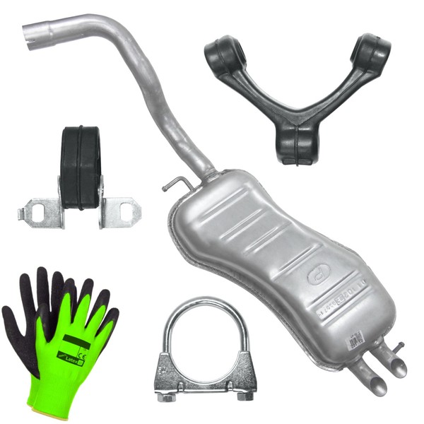 Auspuff Endtopf EndschaldäMpfer FüR Seat Leon 1 FließHeck 1.9 TDI (1999-2006)-image