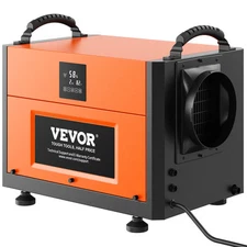VEVOR 190 PPD Commercial Dehumidifier with Pump Drain Hose for Crawl Spaces