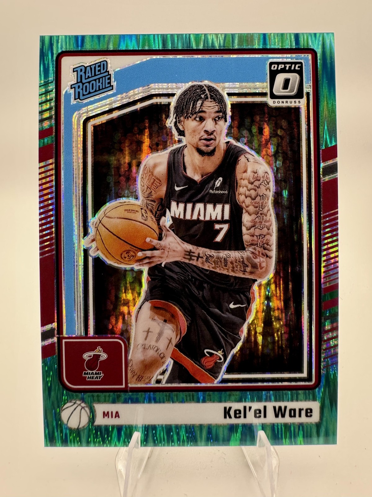2024-25 Donruss Optic #280 Kel'el Ware Green Shock #/149