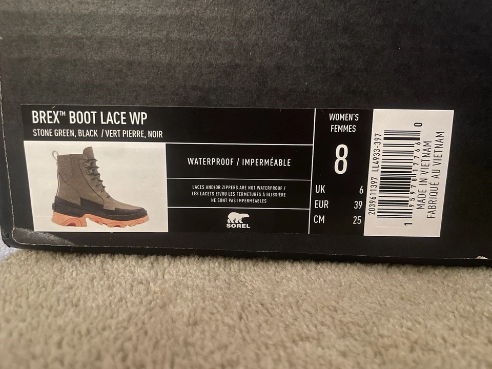 Ботинки Sorrel Brex водонепроницаемые на шнуровке - Изображение 3 из 4