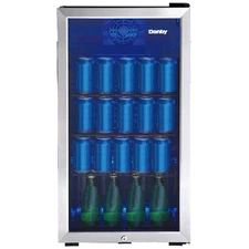 DANBY DBC117A1BSSDB-6 Beverage Center, 3.1. cu ft,Black 6RNP1