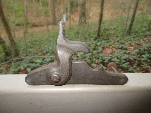 Civil War dated 1863 US SPRINGFIELD Rifle Musket Gun LOCKPLATE relic