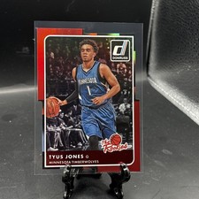 2015-16 Donruss Tyus Jones The Rookies Red Die-Cut #1/99