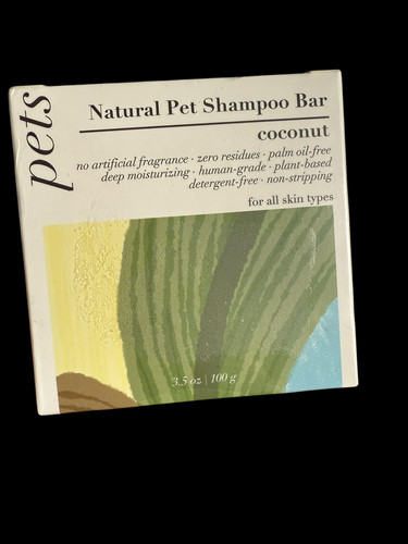 Lot 8 Natural Pet Shampoo Bar with Coconut Pet Care Dog wash Soap Plant base - Picture 2 of 4