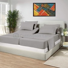 Split California King Sheets Sets For Adjustable Beds - California King Split...