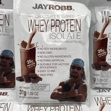 JayRobb Whey Chocolate Isolate Protein Powder Low Carb Keto Vegetarian GlutenFre