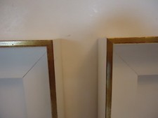 Schattenfugenrahmen 18x24 24x30cm gold silber weiß schwarz Bilderrahmen Leinwand