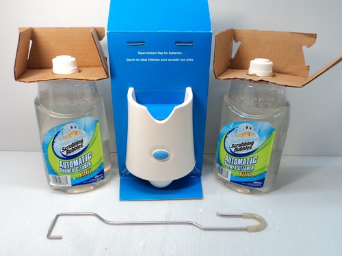 Scrubbing Bubbles Automatic Shower Cleaner Starter Kit w/ 2 Refills ...