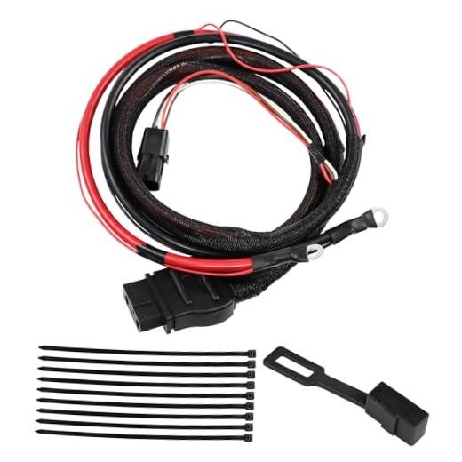 Truck Side Battery Cable Wiring Harness Compatible with Western | Compatible