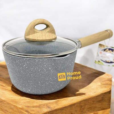 Masterclass Saucepan 1.5 Qt Casserole 6.5 Inch With Lid Premium Kitchen Cookware