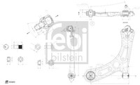 Febi Querlenker Hinten Links Unten FüR Hyundai I30 KIA Ceed Proceed Xceed