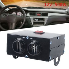 Auto Heizlüfter 12V 500W Zusatzheizung KFZ Heizung Ventilator Scheibenenteiser