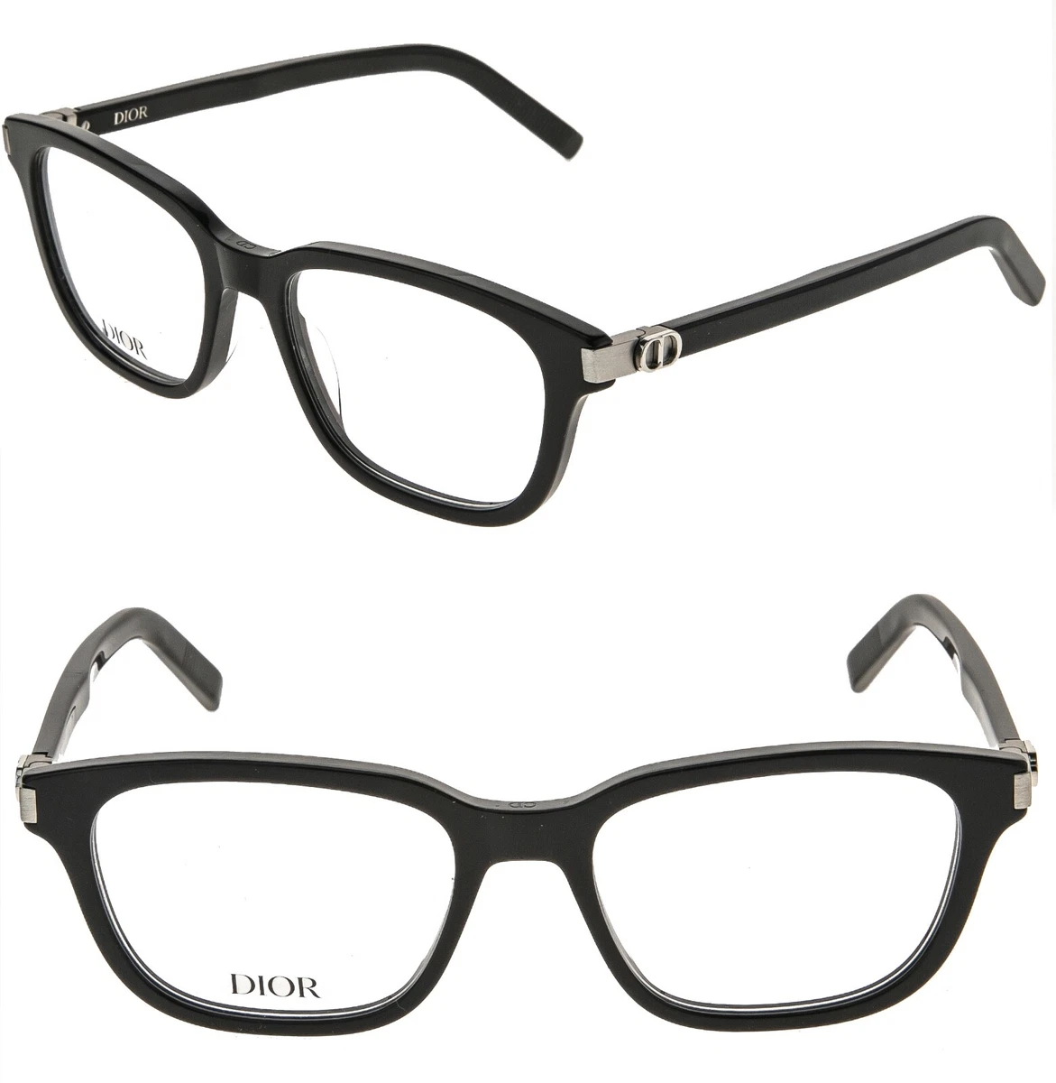 Christian Dior Prescription Glasses Frame Semi Cat Black Eyeglasses CD3201 Q26 Dior Black Plastic Eyeglass Frames for sale | eBay main image 4