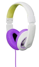 Yellow Over the Ear Lightweight Adjustable Stereo Wired Headphone