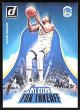 2017-18 2405E Donruss ALL CLEAR FOR TAKEOFF Kevin Durant Golden State Warriors