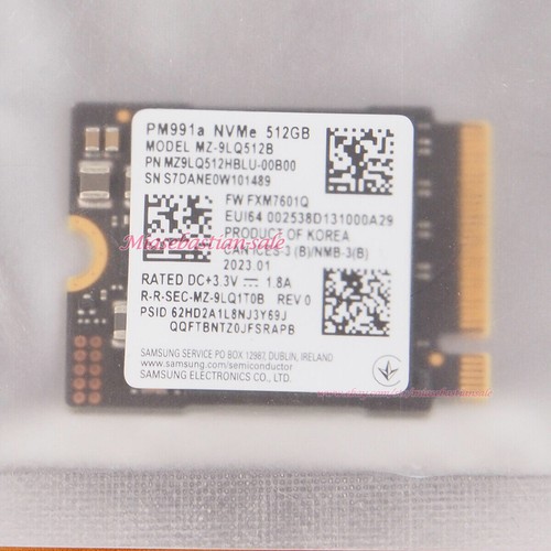 512GB Samsung PM991 PM991a 512 GB 165M0 M.2 NVMe SSD For Steam Deck - Photo 7/12