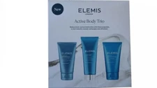 Elemis Active Body Trio Warm Up Massage Balm Cool Down Body Wash  Refreshing Gel