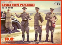 Icm 35612 - Ww Ii Soviet Staff Personnel