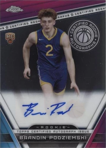 2023-24 Topps Chrome - Brandin Podziemski #CRA-BP