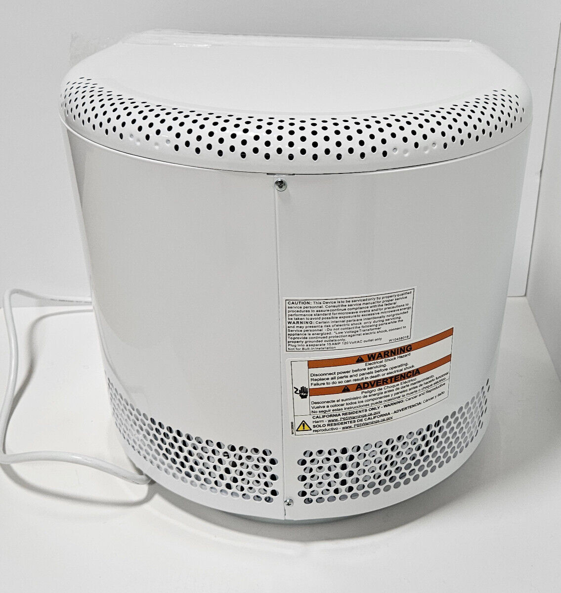 Whirlpool WMC20005YW 0.5 Cu. Ft. Countertop Microwave, White,Dorm RV