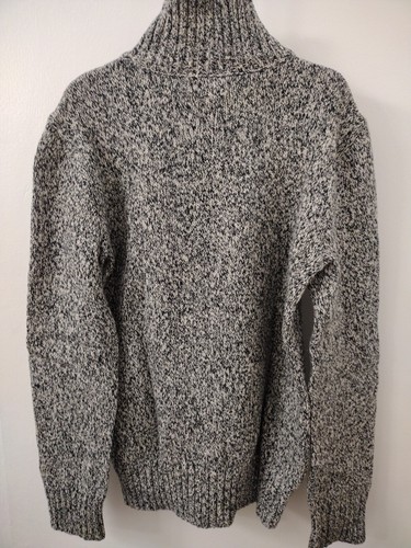 Chaps Boy 1/4 Zip pullover Gray Sweater Size 8 - Picture 4 of 5