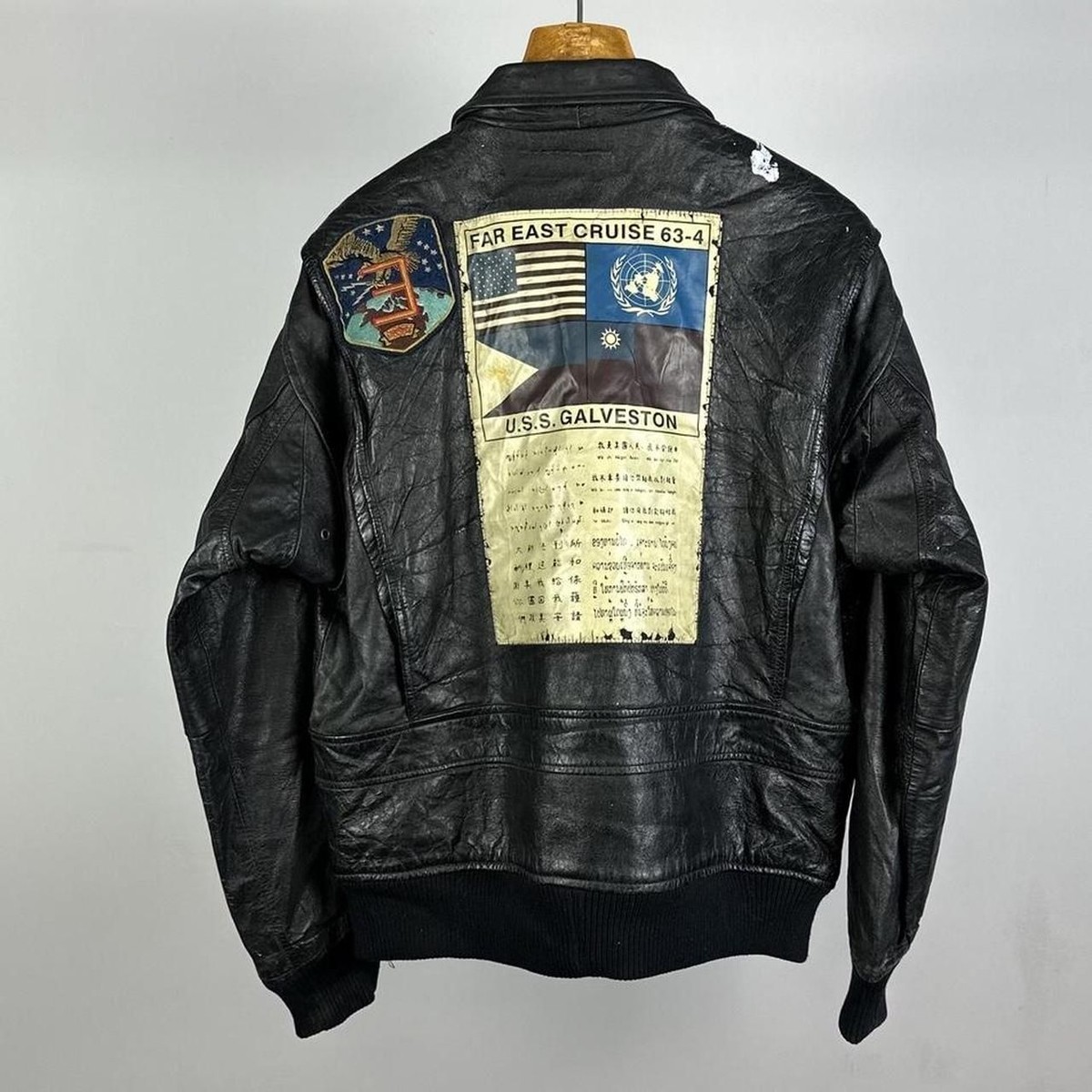 激レア！当時物 90sヴィンテージSCENE フライトジャケット　g1 Vintage 90s G-1 Leather Flight Jacket