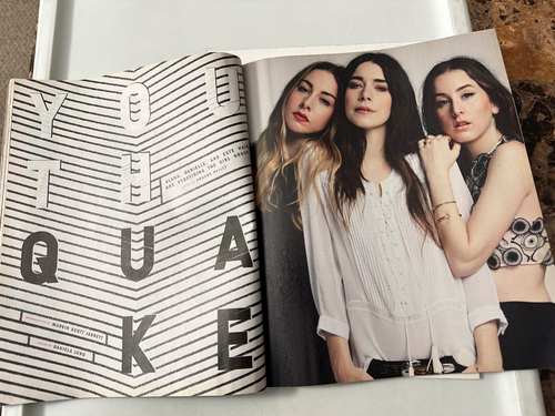 NYLON Magazine July 2014 Rare - HAIM SISTERS! - Picture 4 of 16