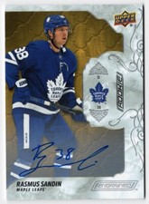 2019-20 Upper Deck Engrained Rookie Autograph Oak Auto #69 Rasmus Sandin !!