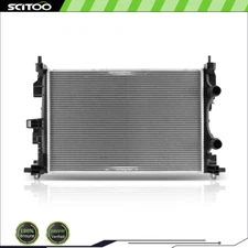 13687 Aluminum Radiator For 2017 2018 2019 2020-2022 Jeep Compass w/o Oil Cooler
