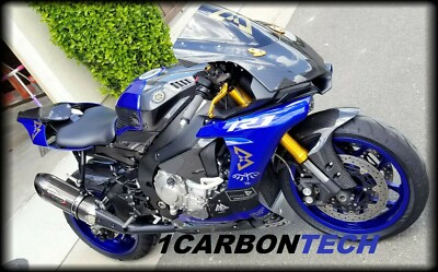 Carbon Fiber Side Panel ECU Mid Trim Fairing – Fits Yamaha YZF R1 / R1M / R1S (2015-2019)