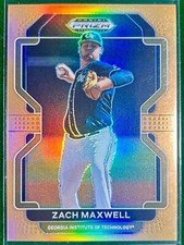 2022 ZACH MAXWELL Panini Prizm Draft Neon Orange Prizm 37/50 PDP183 Reds