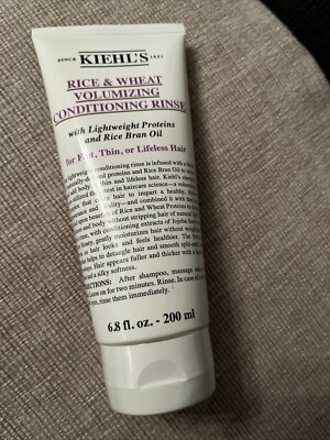 Kiehls Rice & Wheat Volumizing Conditioning Rinse 200ml NEU VERSIEGELT 