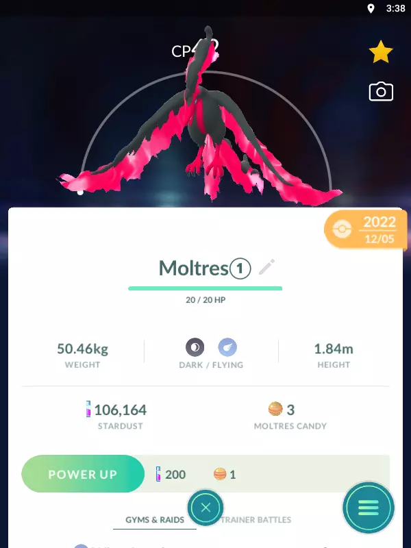 Moltres, Zapdos, Articuno Galarian - Mini PTC Pokemon Go