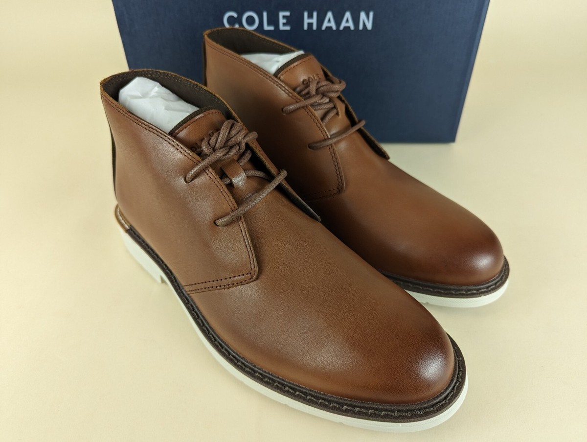 Cole Haan Go To Lace Chukka Boots Mens 7.5 M Brown Leather  display picture 3