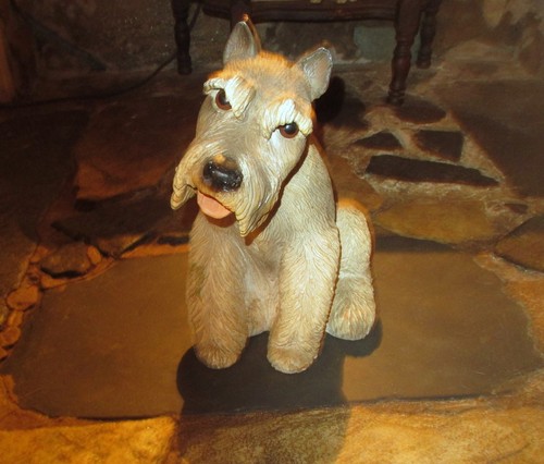 vintage universal statuary large scottie dog made in usa 1986