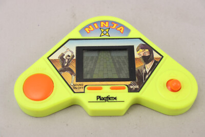 Lot of 4 VTG 80s Playtime Handheld LCD Games Ninja Athlete