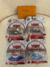 NEW Disney Pixar Cars Toys Metal Holiday Winter Christmas Set of Four