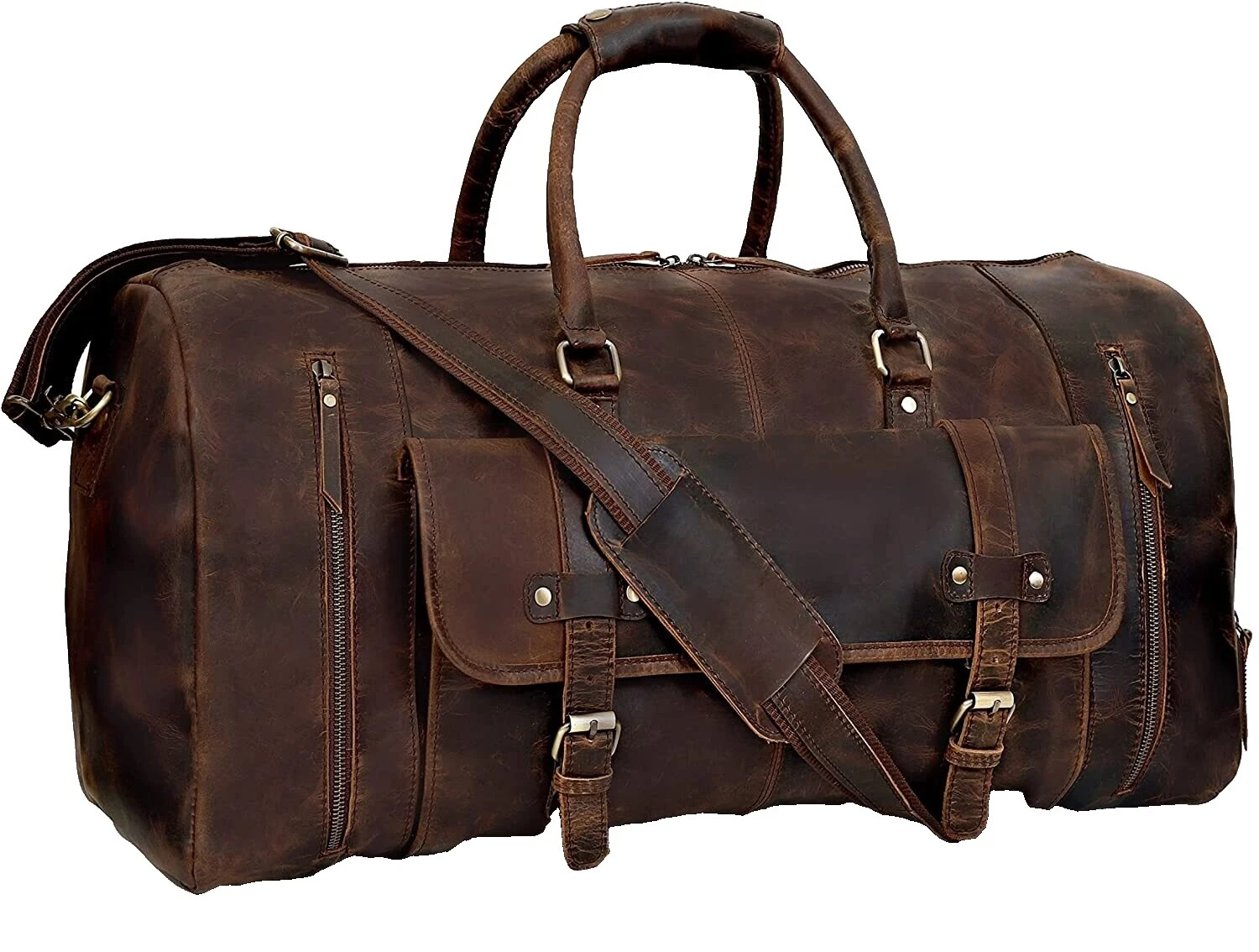 Bolsas de deporte de cuero Handmade para hombres