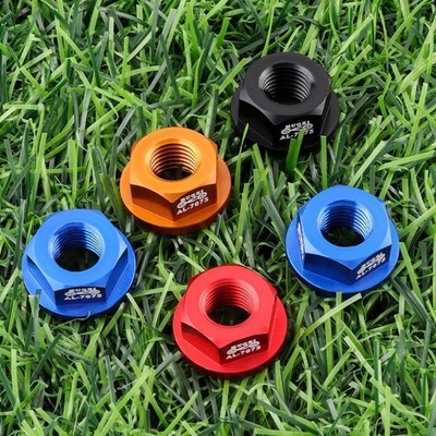 4 Colors M8 Hub Nut Aluminum Alloy Flange Screw  Sliding Balance Bicycle