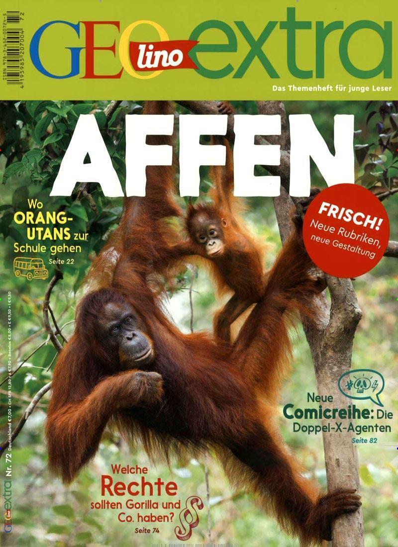 Thumbnail - Geolino Extra 72/2018. Affen | Martin Verg | Taschenbuch | Geolino